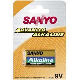 Baterie Sanyo 9V blistr Alkaline