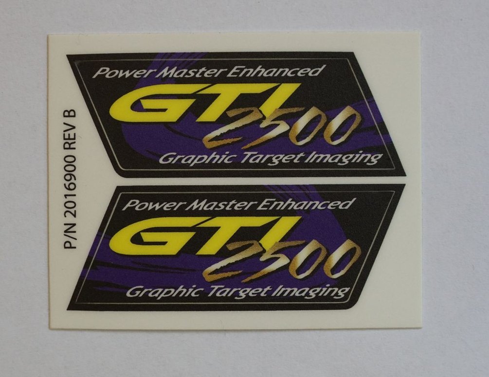 Etikety pro GTI 2500
